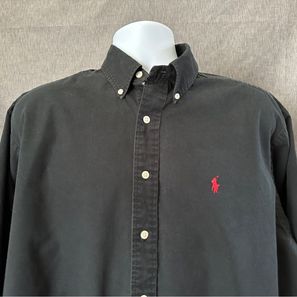 RALPH LAUREN BLAKE BUTTON FRONT SHIRT-EXCELLENT-LARGE